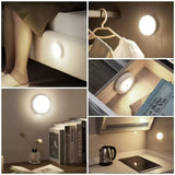 Motion Sensor LED Night Light for Home – USB Rechargeable, Wireless & Self-Adhesive Wall Lamp