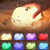 LED Nursery Night Lamp – Portable Touch Control Light for Kids & Bedroom Decor