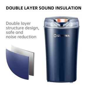 Portable Electric Coffee Grinder – Durable Plastic & Steel Body