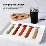 Portable Electric Coffee Grinder – Durable Plastic & Steel Body