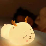 LED Nursery Night Lamp – Portable Touch Control Light for Kids & Bedroom Decor