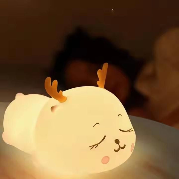 LED Nursery Night Lamp – Portable Touch Control Light for Kids & Bedroom Decor