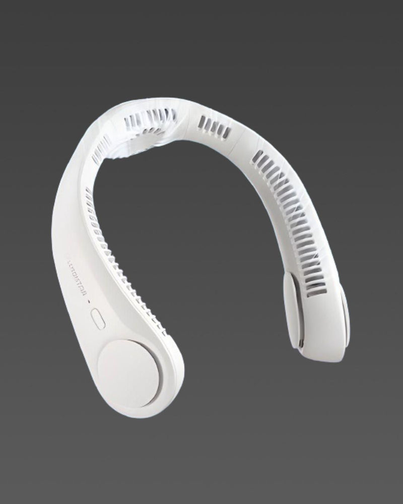 Portable Bladeless Hanging Neck Fan – Rechargeable & Hands-Free Cooling